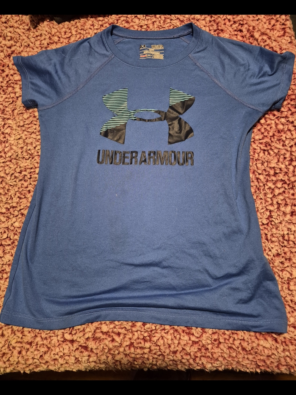 Under Armour Blue Short Sleeve Logo Tee